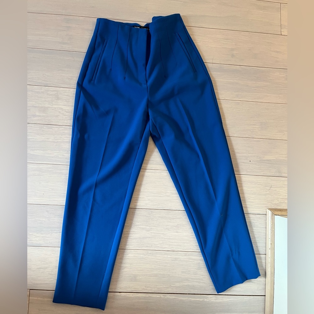 Zara blue work pants